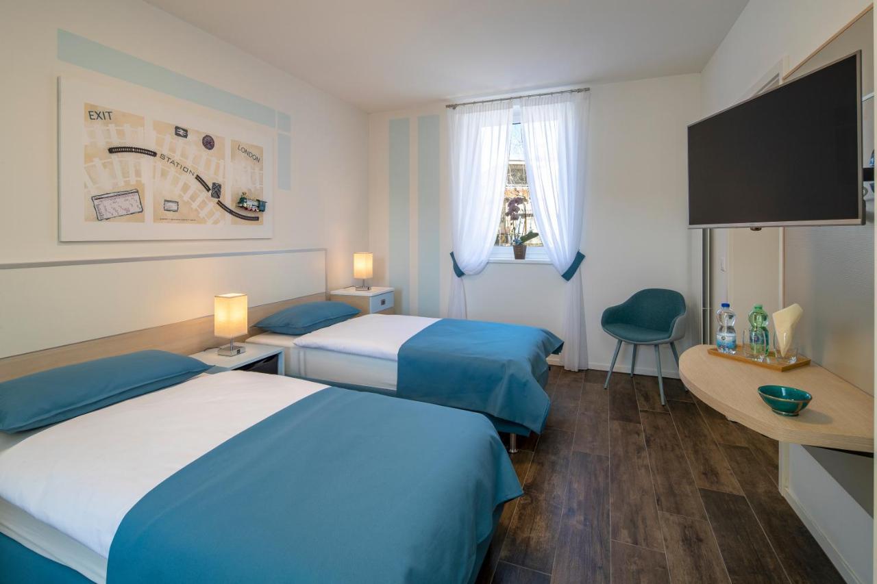 Albergo Ristorante Stazione Balerna Bagian luar foto